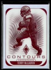 2025 Panini Phoenix Football Contours #32 Terry McLaurin
