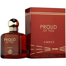Proud Of You Amber by Fragrance World 100ml Eau de Parfum Long Lasting Perfume