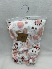 Dreamgro Girls Cloud Moon Star Baby Blanket Security Lovey Plush Dream Gro NEW