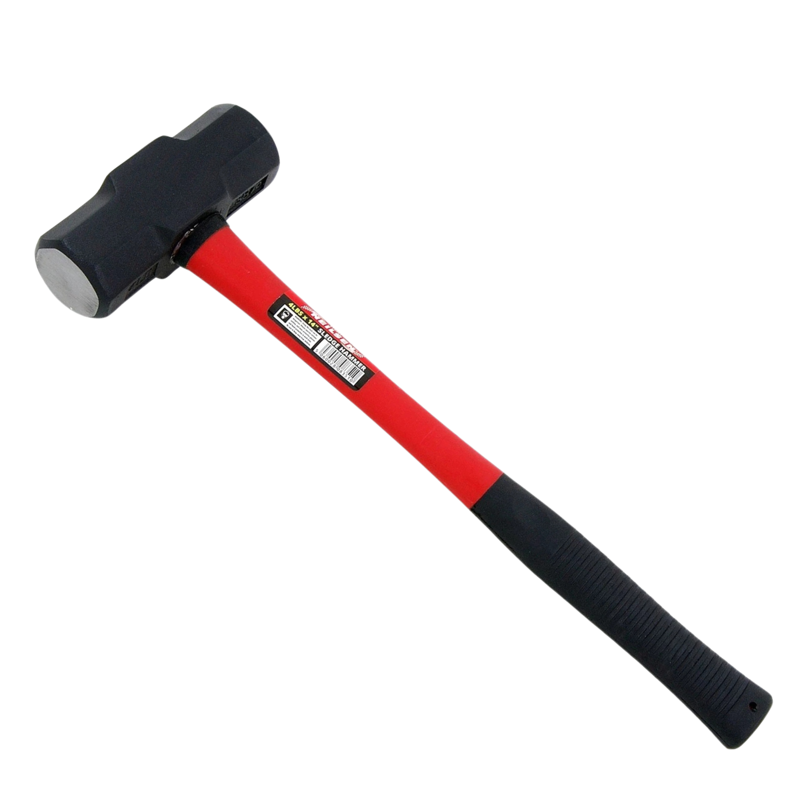 4lb Sledge Lump Hammer Short Absorbing Fibreglass Shafted Handle - Image 4