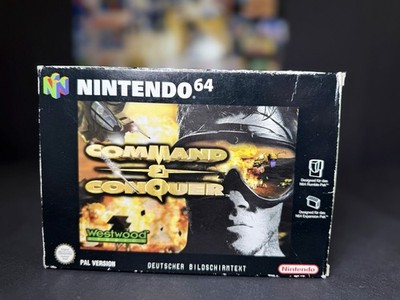 NINTENDO 64 || COMMAND & CONQUER IN OVP + SPIELEANLEITUNG || N64 RETRO GAMING