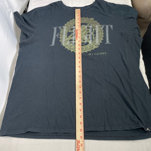Camiseta negra para hombre Air Jordan Pure Money Bank Note Department of Flight XXL - Imagen 12 de 12