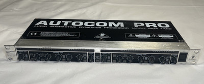Behringer MDX 1400 Autocom Pro Audio Dynamics Processor with Rack Ears Tested