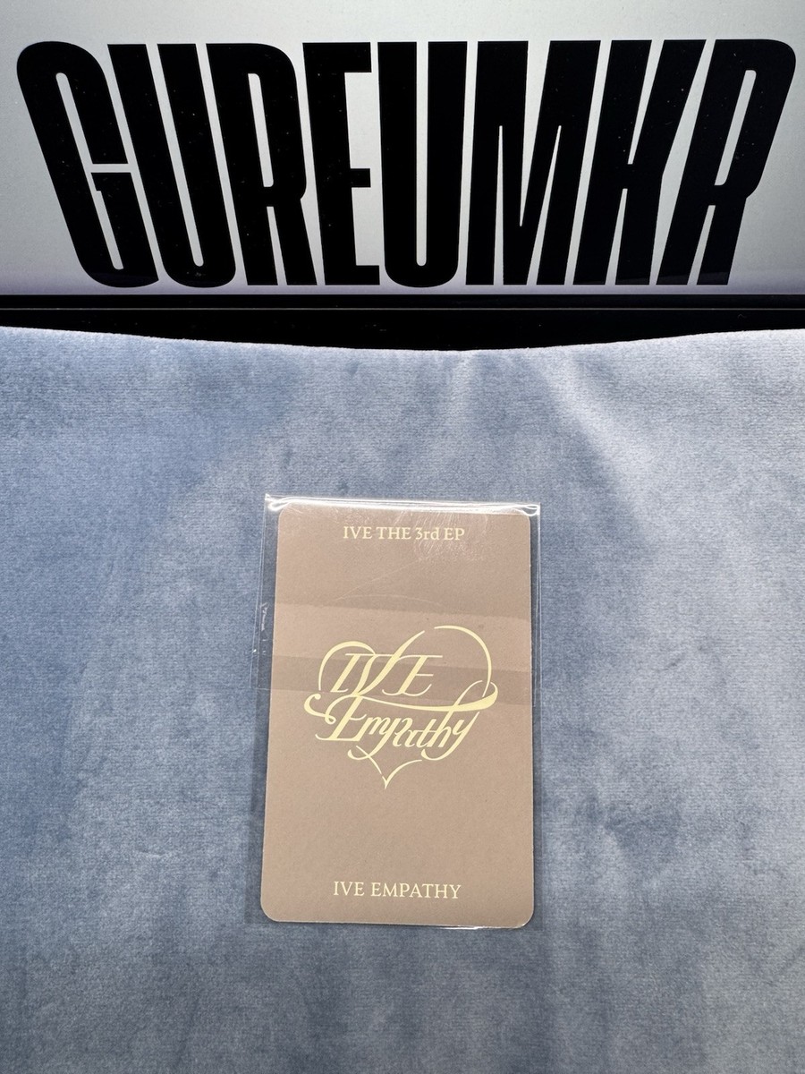 IVE] YUJIN IVE EMPATHY REBEL HEART broadcast official Photocard