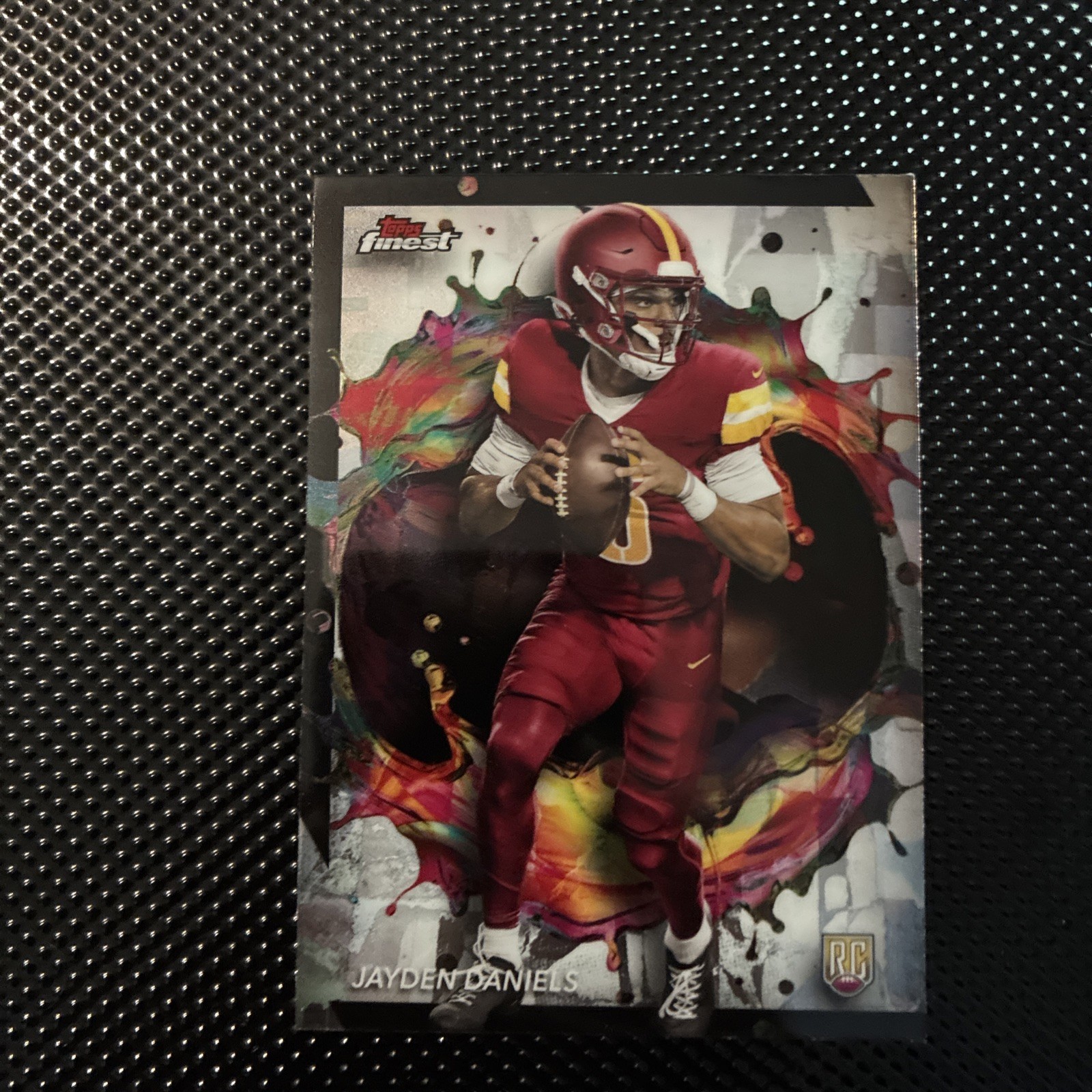 2024 Topps Finest Football RARE #246 Jayden Daniels Commanders