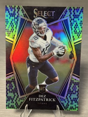   DEZ FITZPATRICK 2021 Panini Select Concourse Snake Skin Prizm SSP /2!!!  