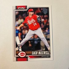2026 Topps Zach Maxwell #143 RC Rookie Reds