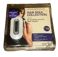 Redi To Play R&B Soul  Pre-Loaded Digital Music Player 1 GB Built in Radio