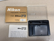 Nikon FE FM FM2 Focusing Screen Type E Made in Japan W/Box Vintage