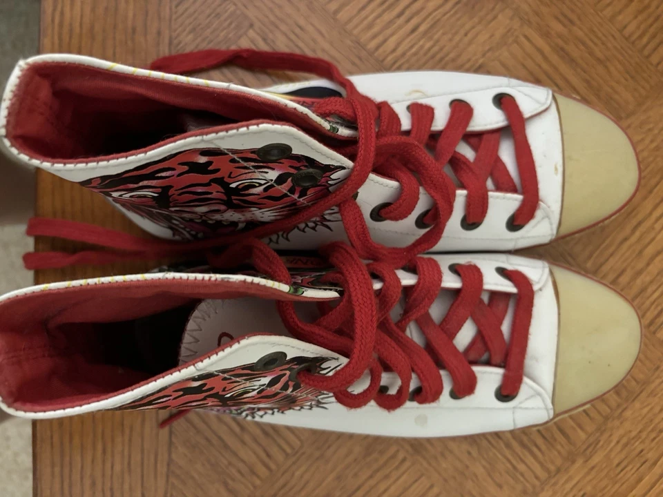 Zapatos altos de colección Ed Hardy dedicados a The One I Love para mujer talla 6 Foto 4 de 4