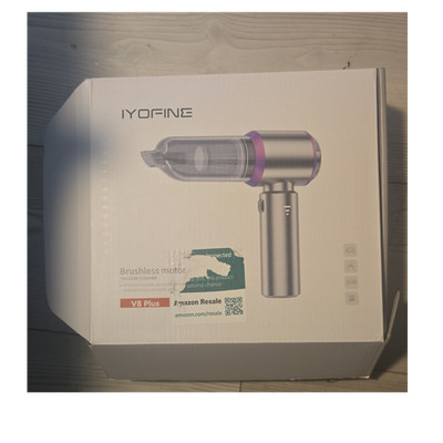 IYOFINE V8 Plus Brushless Motor Cordless Handheld Bagless Vacuum HEPA Silver