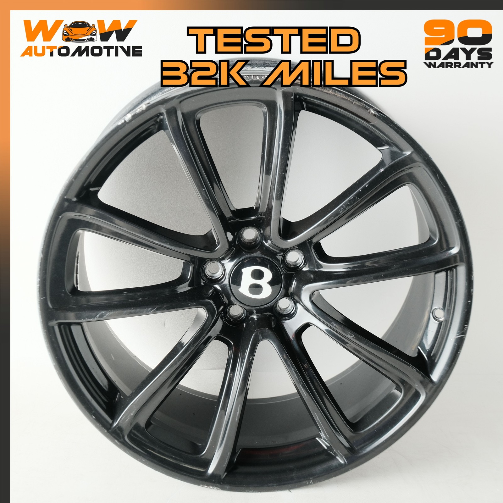10-13 BENTLEY CONTINENTAL SUPERSPORTS FRONT RIGHT LEFT 9.5 X 20J WHEEL RIM OEM