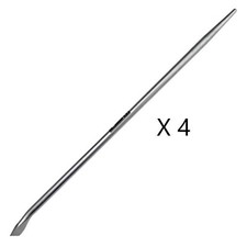 MoT Pry Lever Bar X 4 31" (790mm) - NEW - FREE DELIVERY - TME0070 Chrome Plated