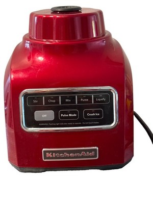 KitchenAid 5-Speed BASE Blender ONLY Candy Apple Red. ModelKSB755CAO