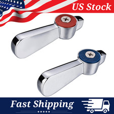 2-Pack Replacement Lever Handles for Commercial Kitchen Faucets,0.43" Round Stem