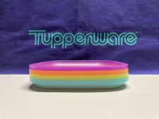 Tupperware Sets of Square Luncheon Plates-Color Choices-NEW-SHIPPING INCLUED