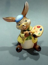 Goebel Osterhase Porzellan mit Farbpalette.