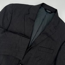 Jos A Bank Traveler Mens 42 Short Charcoal Gray 100 Wool Blazer Jacket