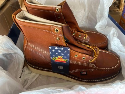 NEW Thorogood American Heritage 6  Moc Toe Mens sz 11 Work Boots Tobacco leather