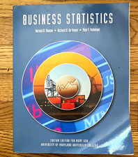 Business Statistics Custom Edition Textbook S...