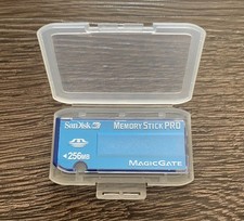 SanDisk 256MB Memory Stick Pro MagicGate SDMSV-256 with Case