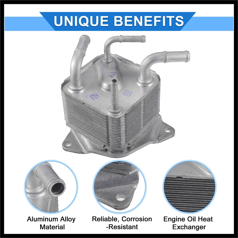 Engine Oil Cooler for Nissan NV200 Rogue Sport Oil Cooler - Image 4 of 4