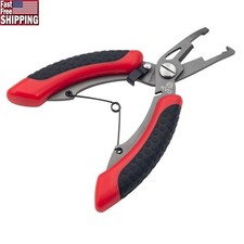 KVD Precision Split Ring Pliers Braid Cutter Stainless Steel Fishing Tool New