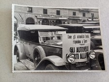 AUTOMOBILISMO A FIRENZE NEL PERIODO FASCISTA   FOTO ORIGINALE DELL'EPOCA