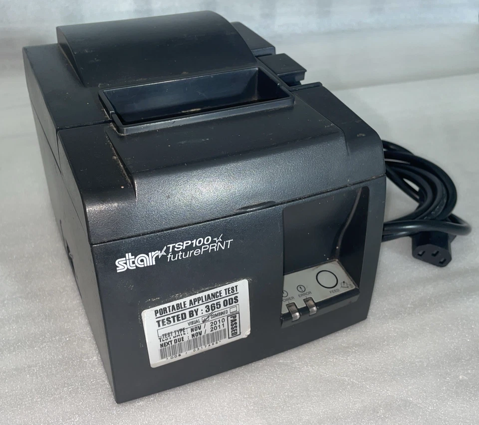 Star TSP100 futurePRNT Thermal Receipt Printer With Power Cable (57) - Image 2 of 4