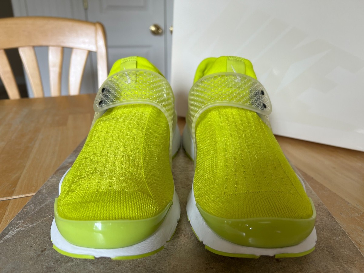 Nike Sock Dart (2015) Neon Yellow White Mens Shoes Size 12 686058 771 Slip On SIZE: 10 NIKE SOCK DART SP MEN main image 3