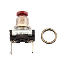 Marine Boat RV SPST Momentary On Red Push Button Pushbutton Horn Switch 50-11701