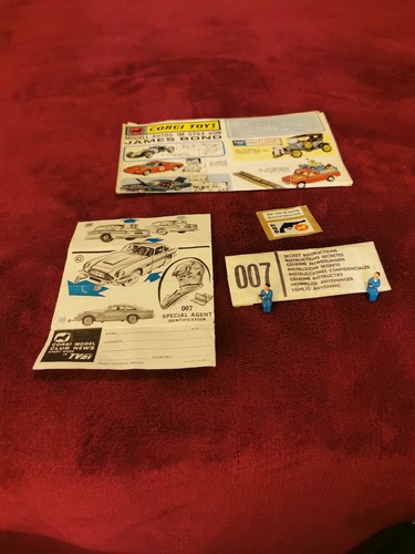 Corgi 261 Aston Martin Db5 1serie James Bond Completa Originale - Foto 11 di 12