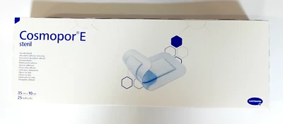 HARTMANN Cosmopor E 35x10cm Sterile Adhesive Dressings Pack of 25 - Wounds, Burns