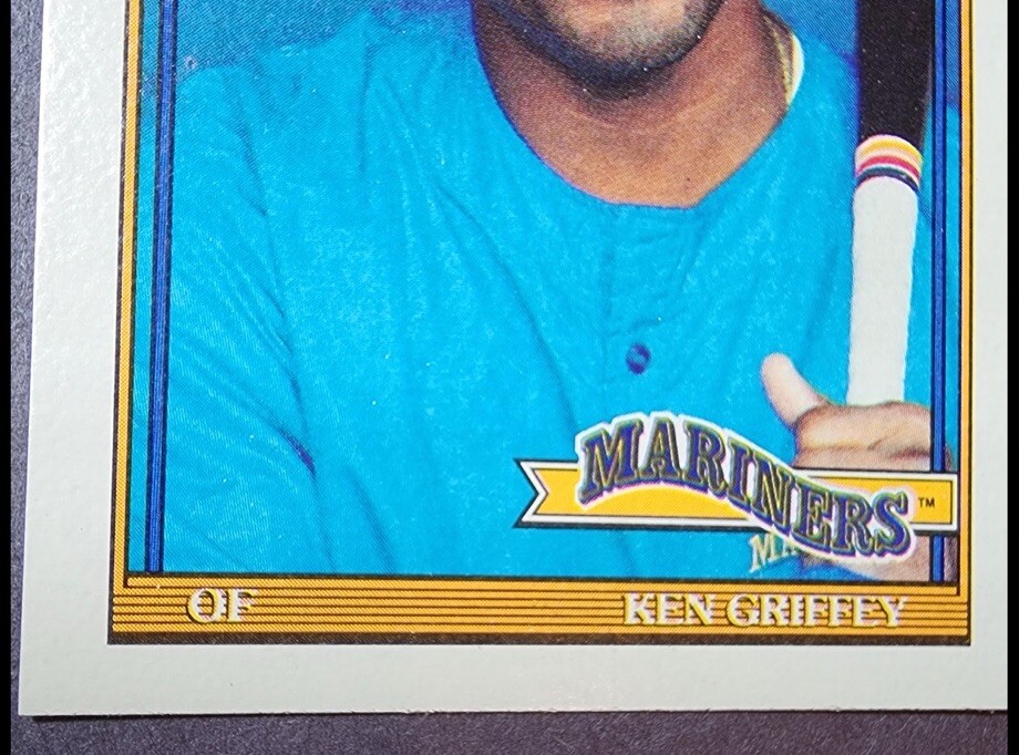 1991 Topps - #465 Ken Griffey 40 years of baseball ERROR