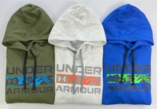 Men's Big  Tall Under Armour Loose Camo Bar Pullover Hoodie