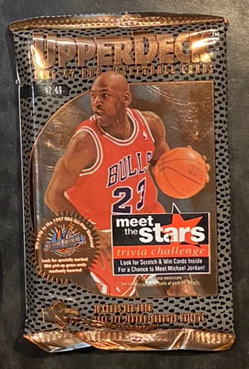 1996 97 Upper Deck UD Basketball Series 1 Sealed Unopened Pack 10