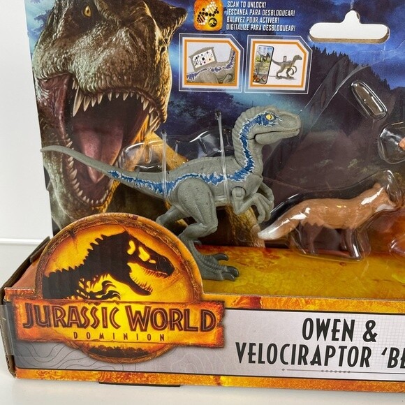 Jurassic World Dominion Owen & Velociraptor Beta Claire