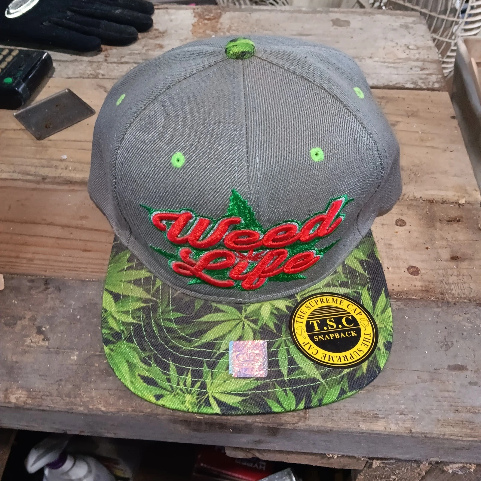 Casquette snapback Weed Life neuve avec étiquette The Supreme Cap Super Cool