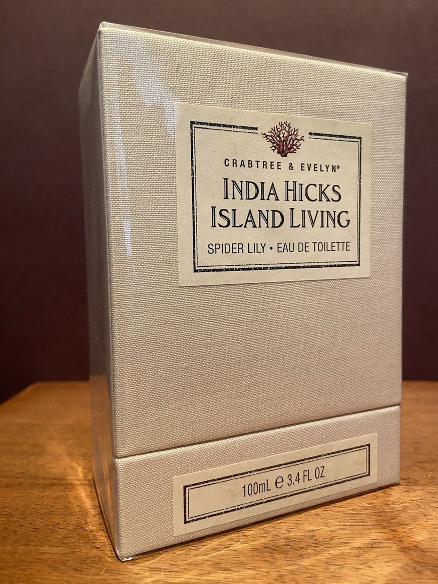 CRABTREE & EVELYN INDIA HICKS ISLAND LIVING SPIDER LILY 3.4