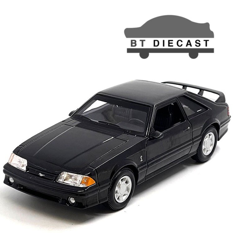 MAISTO 1993 FORD MUSTANG SVT COBRA 1/24 DIECAST MODEL CAR BLACK 32906 BK