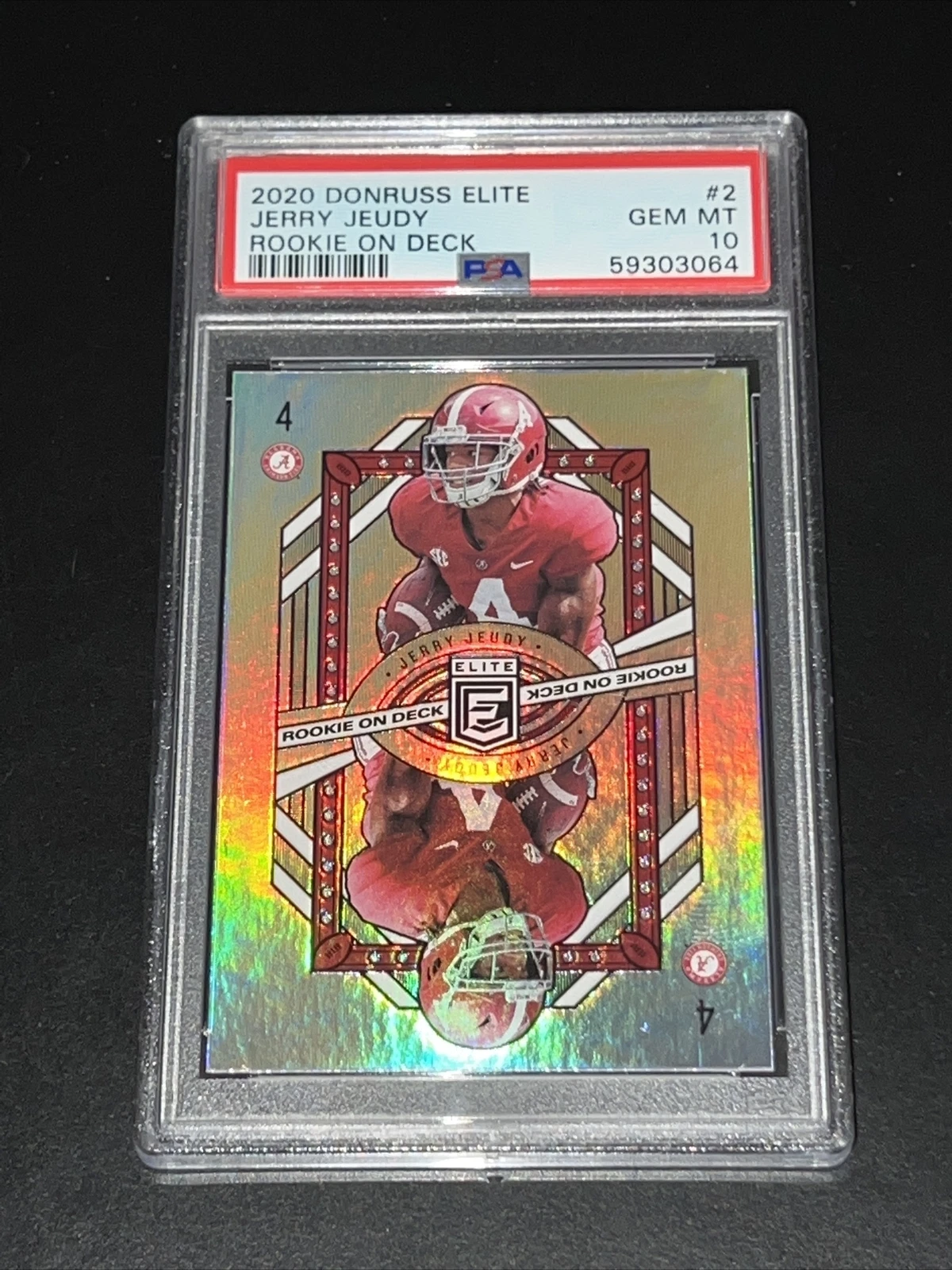 Jerry Jeudy Panini Donruss Elite Rookie on Deck #2 Base