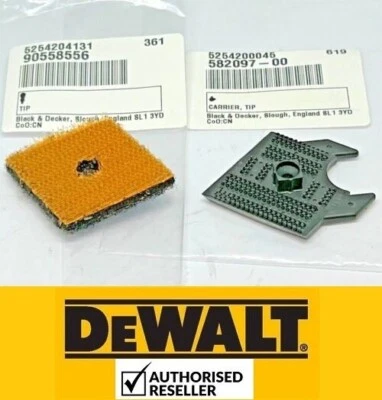 Genuine Black & Decker Mouse Sander Diamond carrier & Tips for BEW230 & BDM55