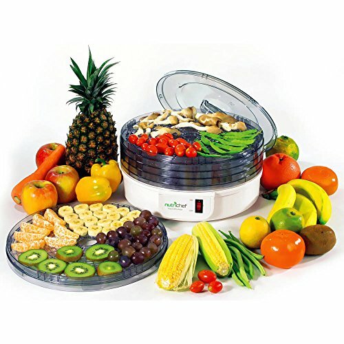 Deshidratador de alimentos, encimera eléctrica cocina NutriChef conservador de alimentos PKFD12 - Imagen 12 de 12