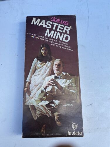 Vintage Original Master Mind Game by Invicta Original 1972 Board Game COMPLETE