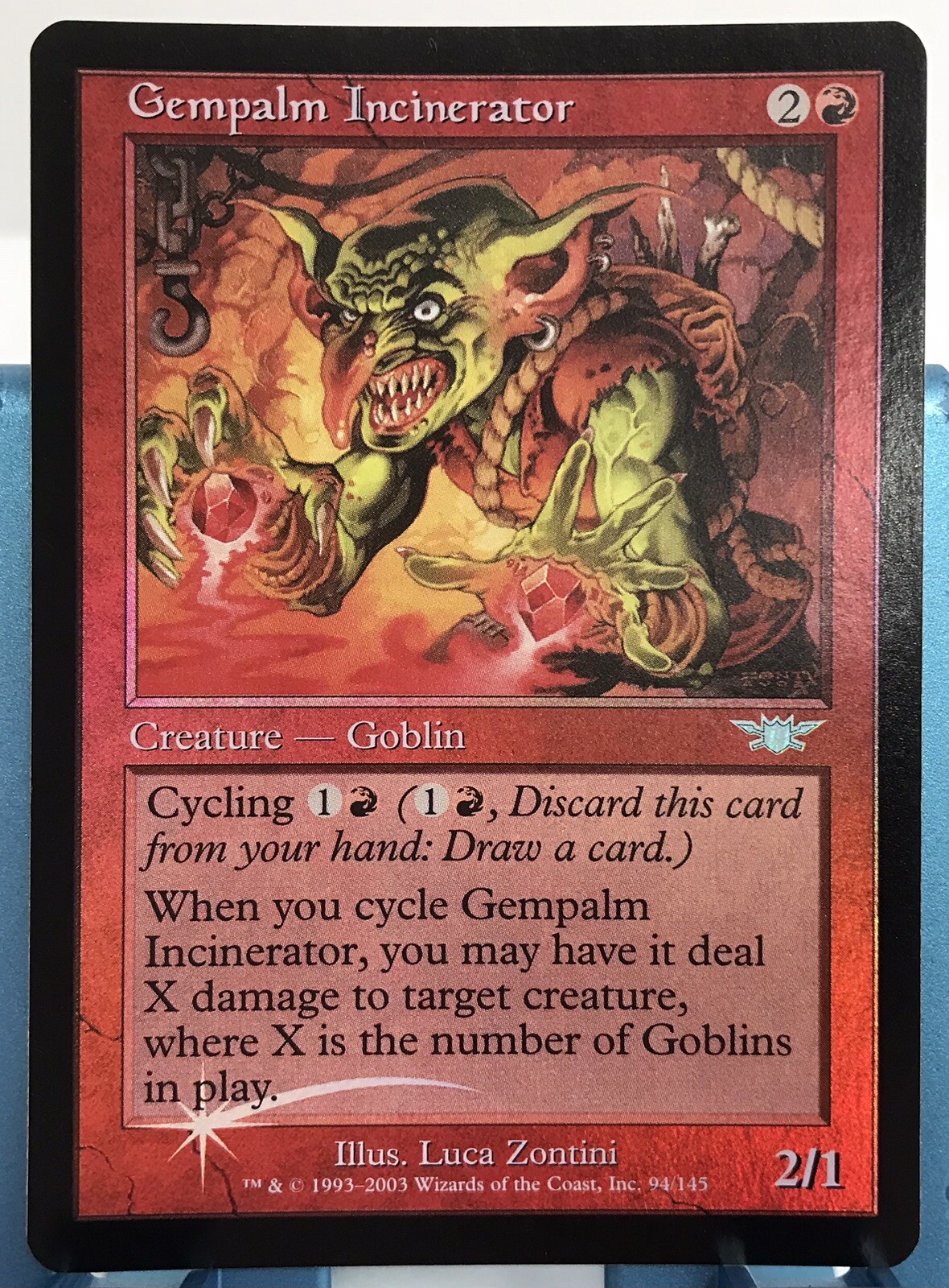 Magic the Gathering MTG Gempalm Incinerator FOIL Legions Uncommon NM Near Mint