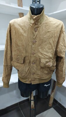 CONBIPEL LEATHER JACKET Men Man Genuine Leather Brown Size 48 PGC035LZ