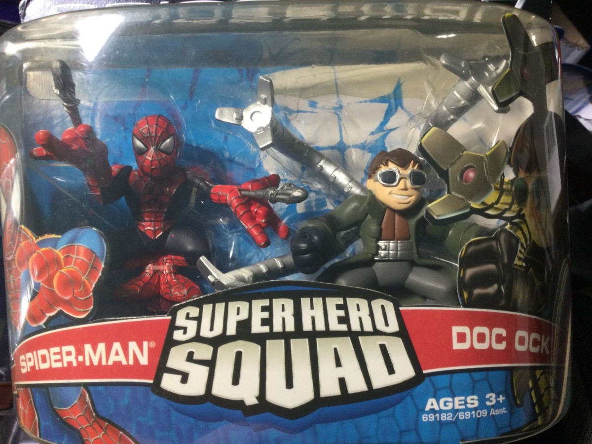 Spider-Man Doctor Octopus Super Hero Squad Figure 2-Pack Set 2007