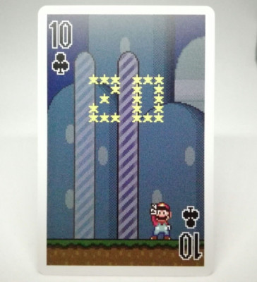 10 SUPER Mario World Clover Stage Playing CARD Game Trump Nintendo 2015 JAPAN