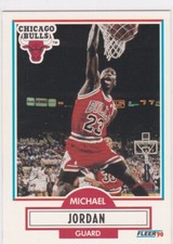 MICHAEL JORDAN Chicago Bulls 1990 FLEER VINTAGE Basketball Card NBA HOFer!