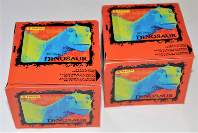 Panini Sticker Dinosaur 2000 Rare 2 x Box Display 100 Packets Bags